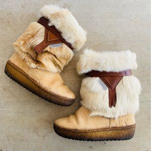 TECNICA | Brown Fur Leather Winter Boots 37